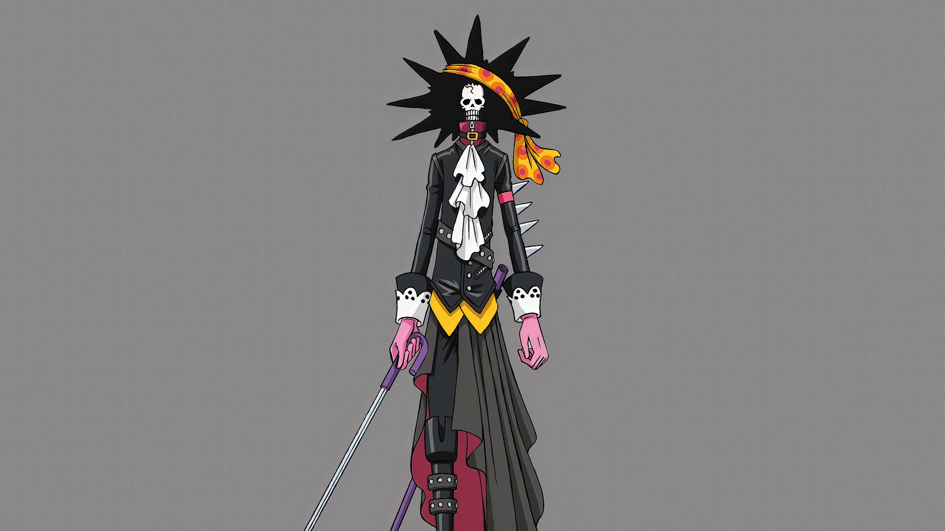 Brook One Piece Red Anime Fondo De Pantalla 4K Id 10701