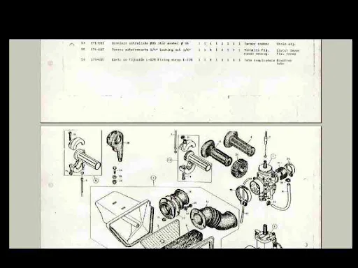 Bultaco Cemoto Alpina Parts Diagram Motorcycle Manual For Sale