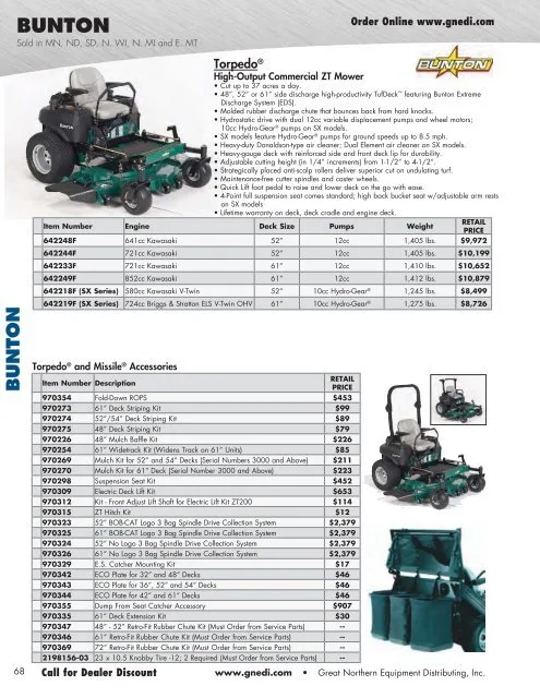 Bunton Mower Parts Cheap Sale
