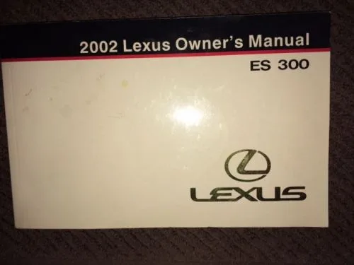 Buy 2002 Lexus Es 300 Owners Manual In Irvine California United States For Us 12 00