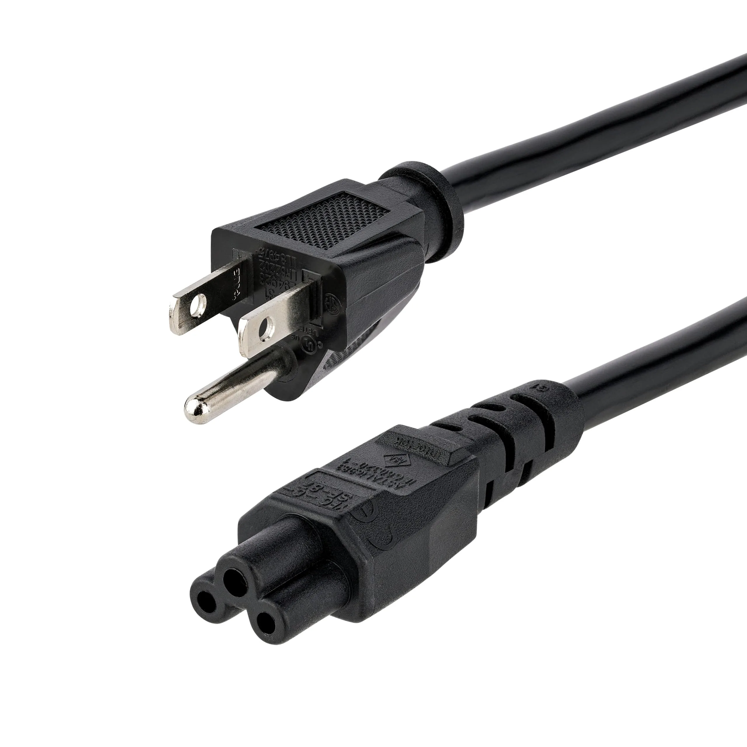 Buy 6 Ft Standard Laptop Power Cord Nema 5 15P To C5 6Ft Nema 5 15P To Iec 60320 C5 Power