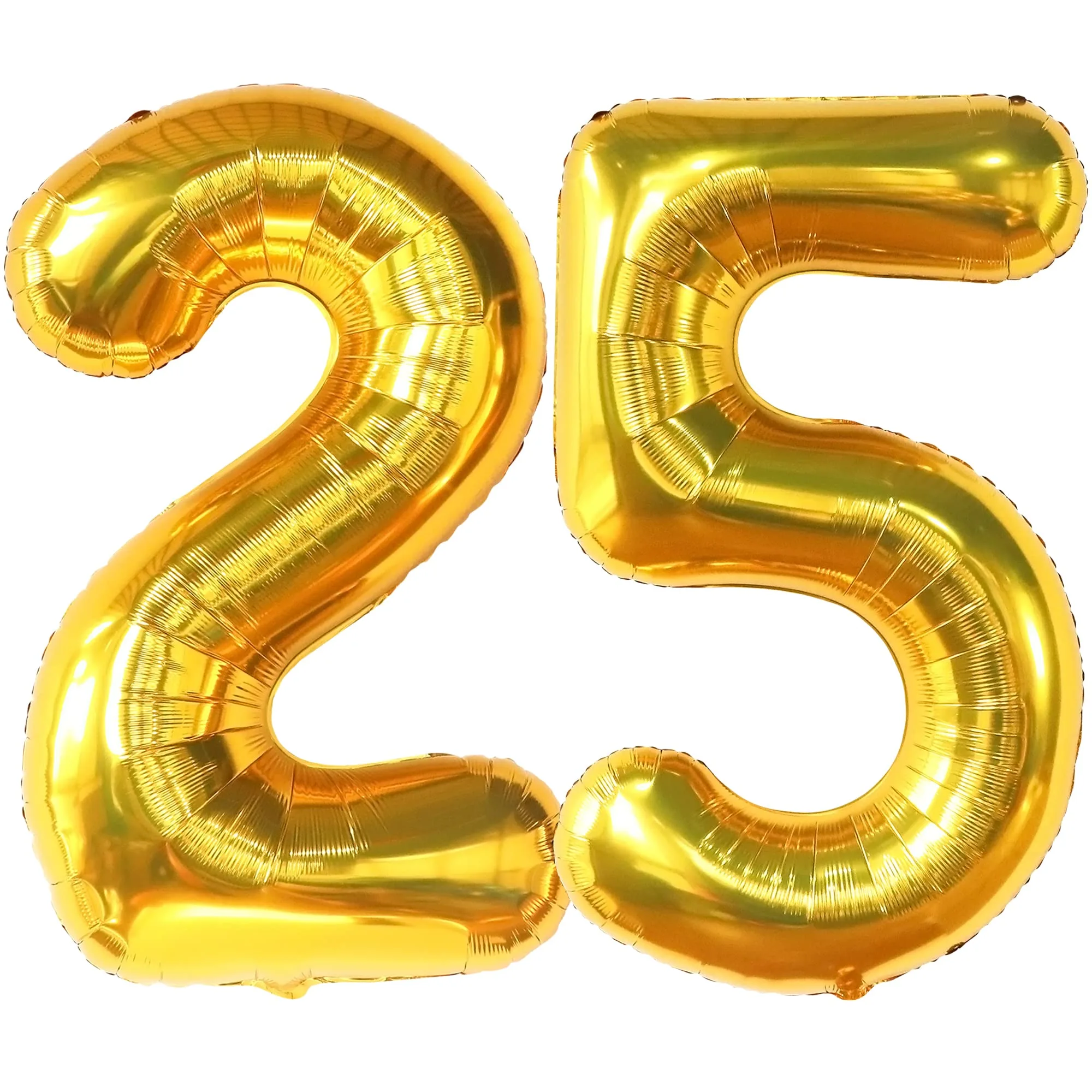 Buy Katchon Big Gold 25 Balloon Numbers 40 Inch 25Th Birthday Balloons Gold 25Th Birthday