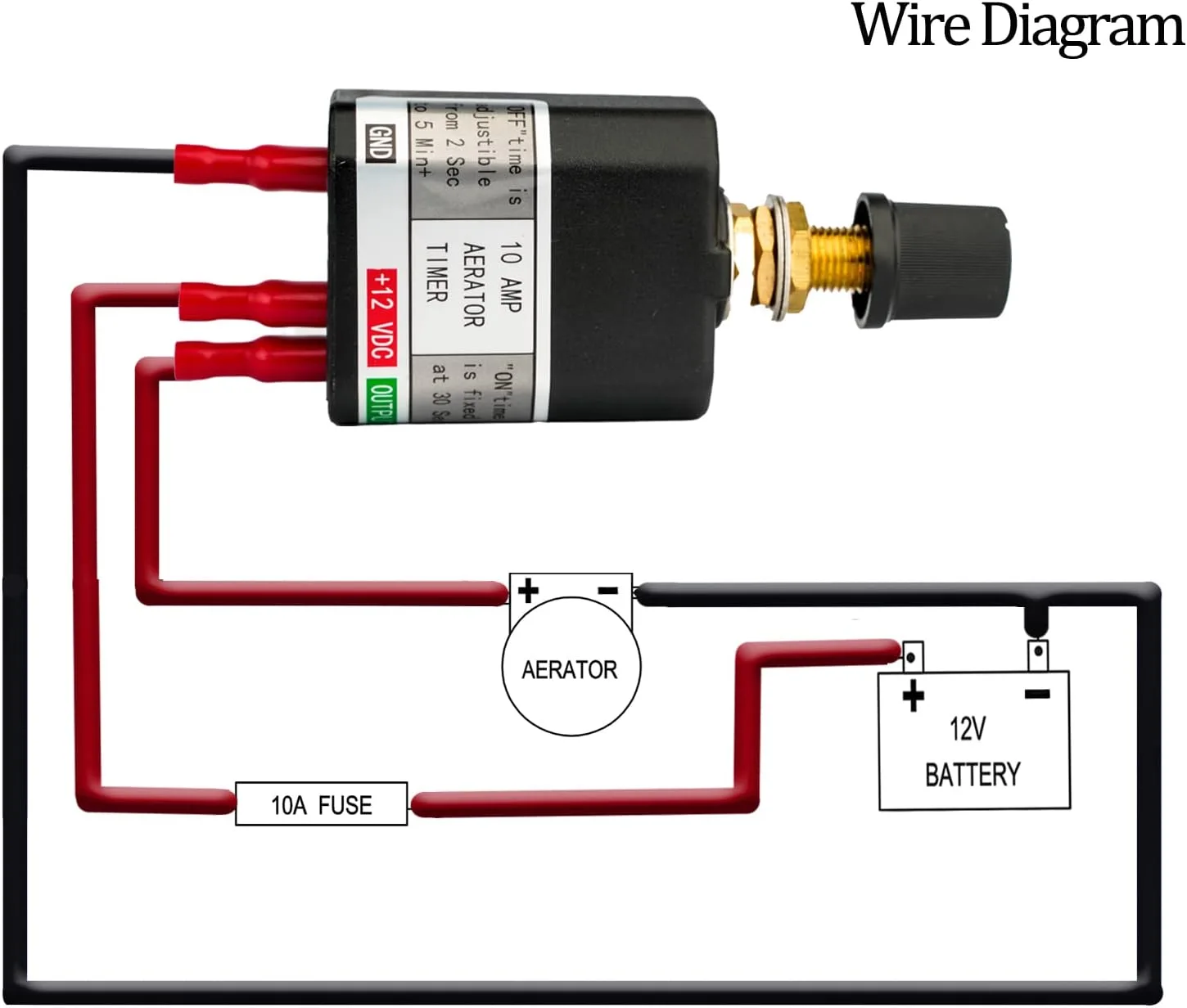 Buy Livewell Timer Switch For Boat Aerator Timer Adjustable 12 Volt 10 A Online At Lowest Price