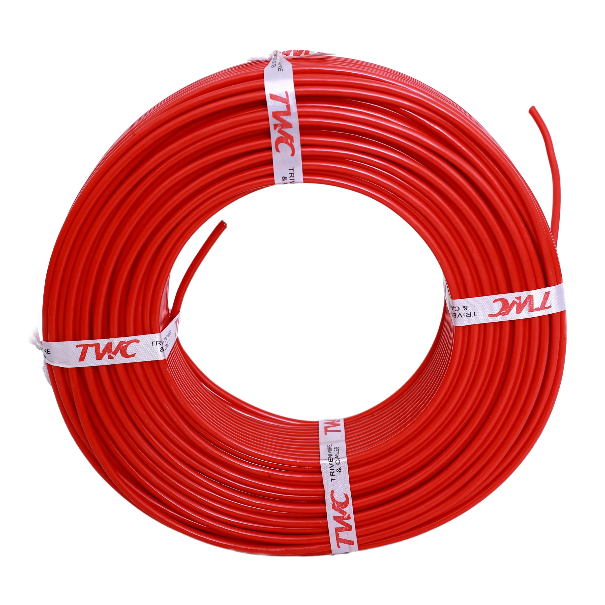 Buy Twc Advanced Single Core 6 Sqmm Red Electrical Wire Fr Pvc Insulated 6 Sqmm Home