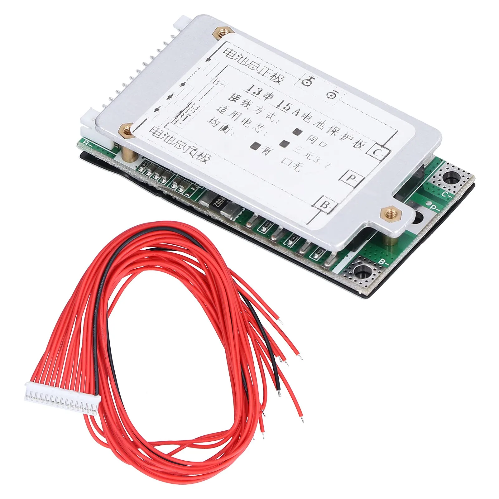 Buy Waqu Battery Management System Protection Board Bms Safe Reliable Aluminum Alloy 13 Cell