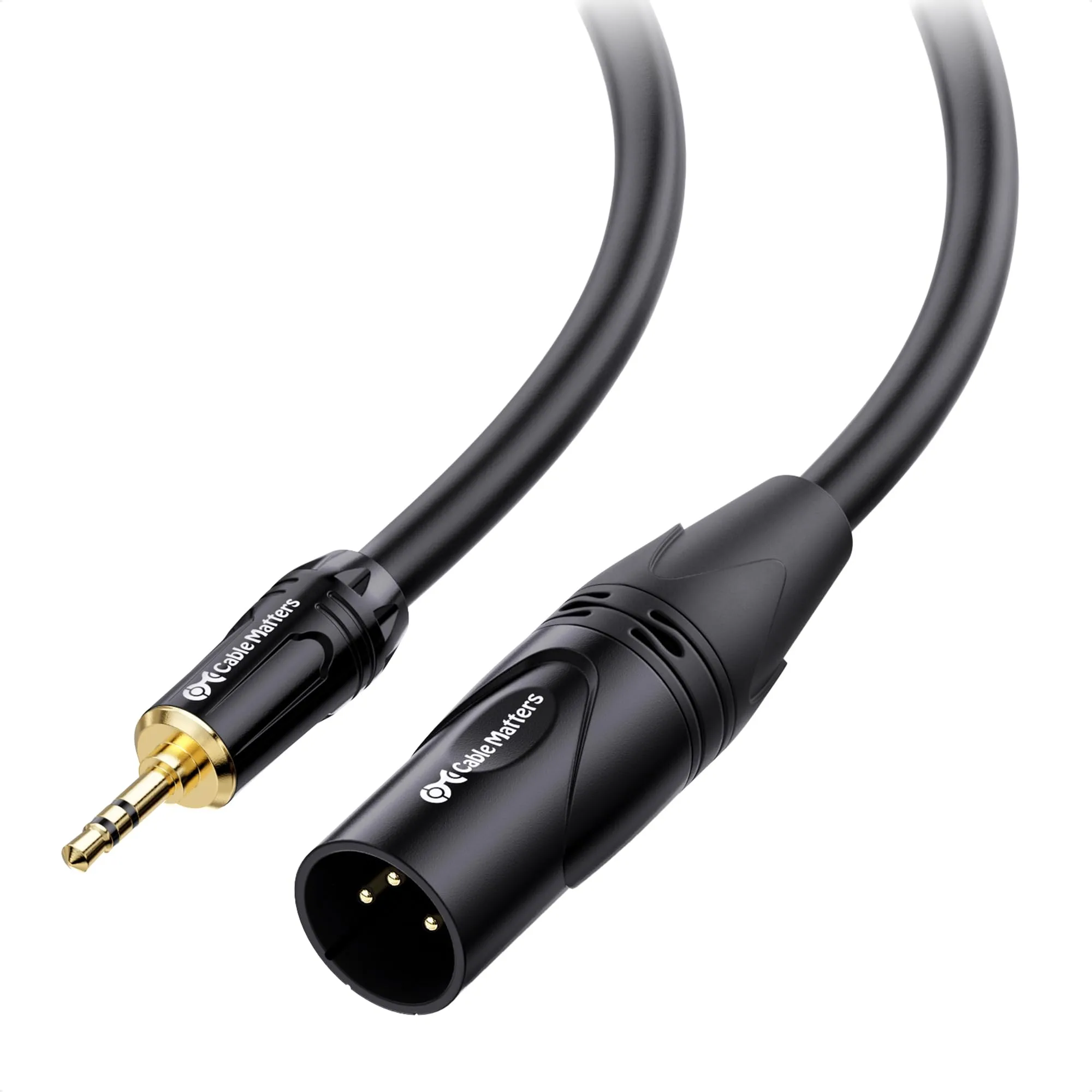 Cable Matters 3 5Mm To Xlr Cable 3 Ft Male To Male Xlr To 1 8 Inch Cable Xlr To 3