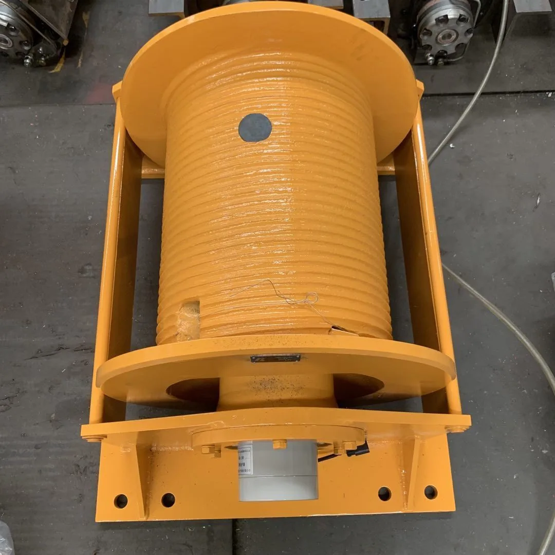Cable Pulling Hydraulic Lifting Towing Winch Capstan For Tractor Mounted Crane Hydraulic Winch