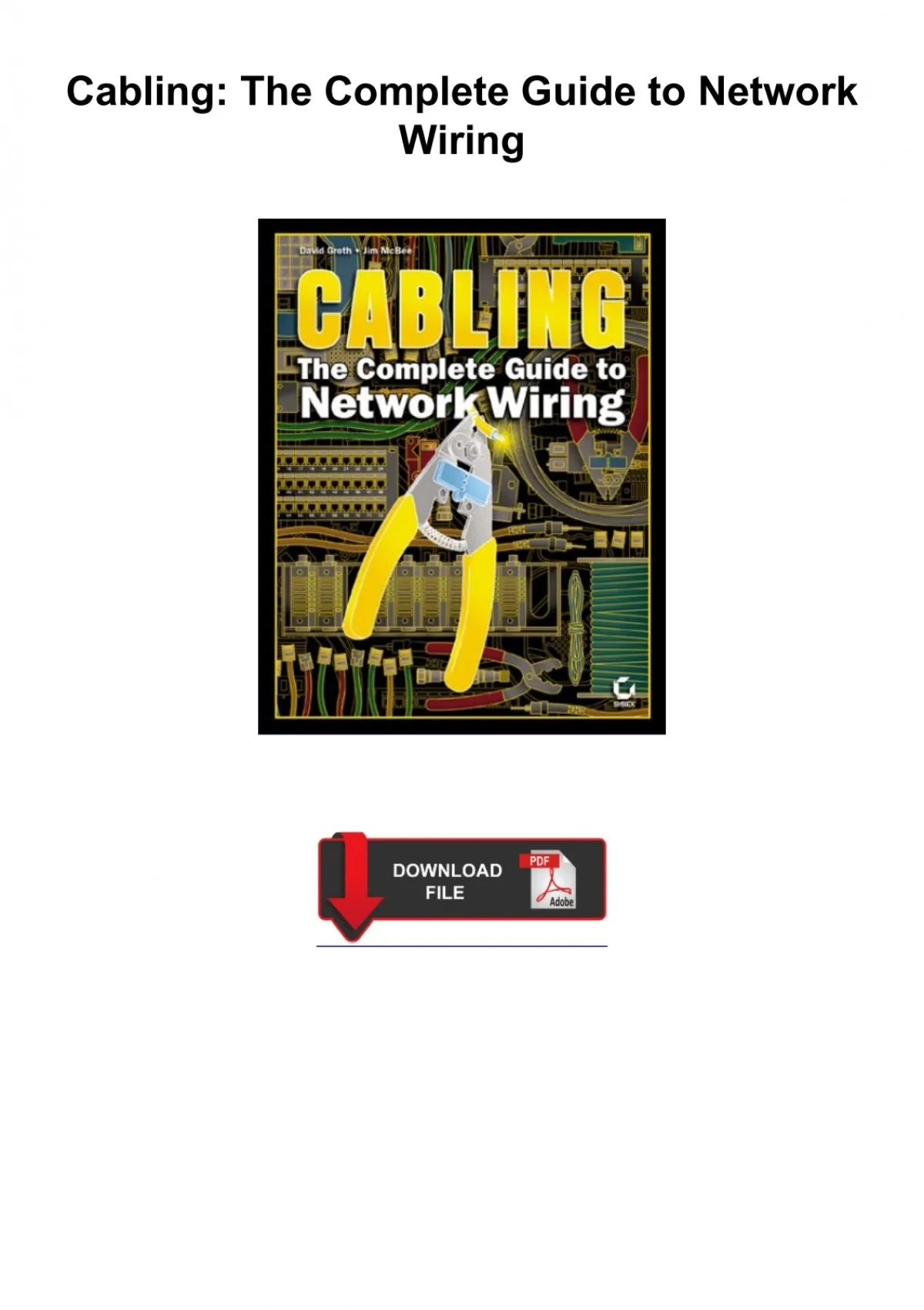 Cabling The Complete Guide To Network Wiring