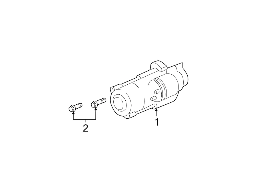 Cadillac Deville Starter Motor 10465523 Gm Parts Outlet Eastpointe Mi
