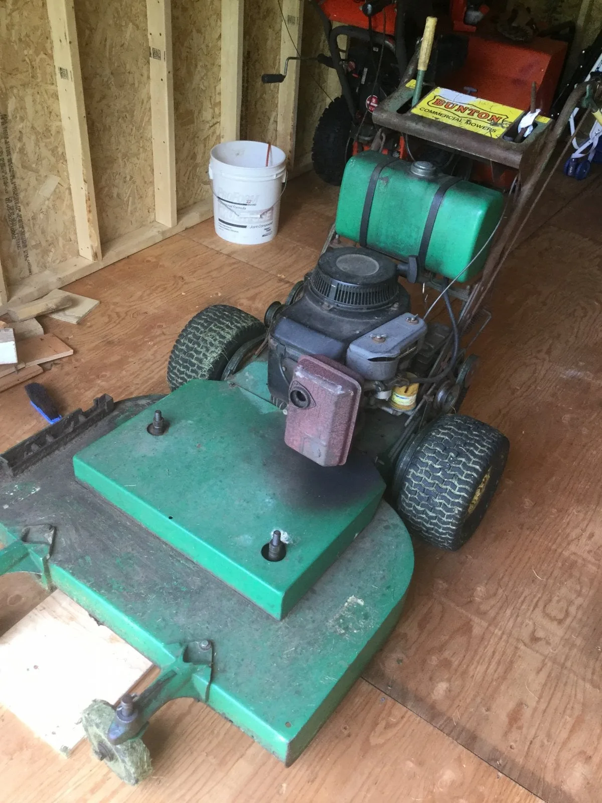 Can Anyone Identify This Old Bunton Mower Lawn Care Forum