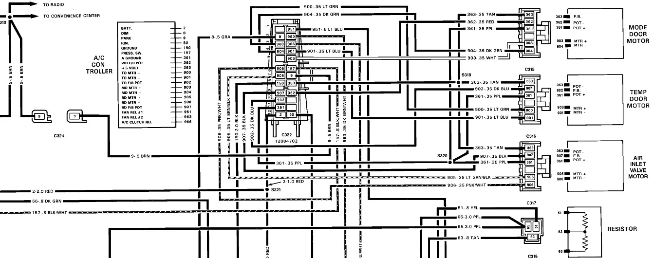 Can I Get A Wiring Diagram For The A C Heater Control Unit