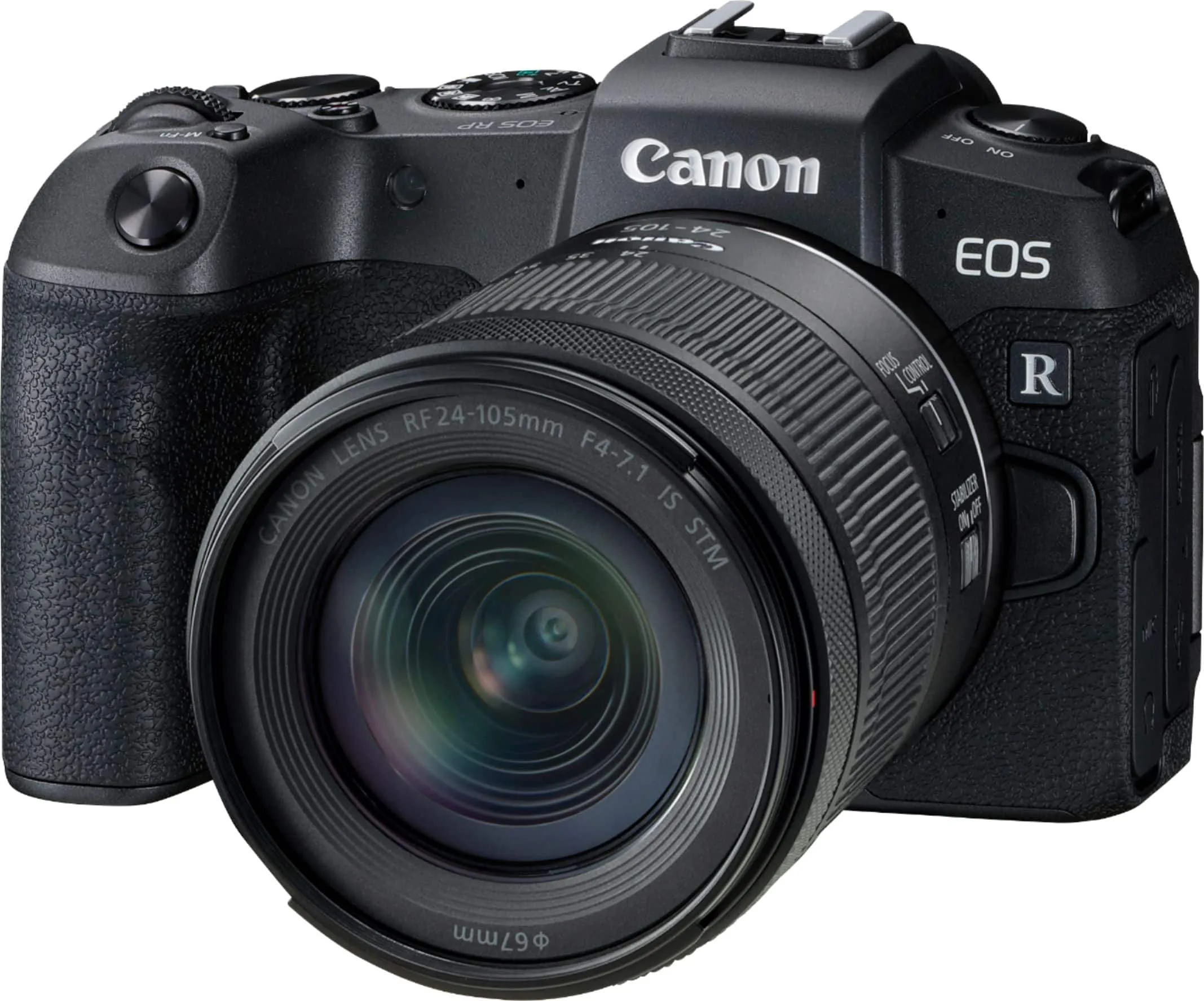 Canon Eos Rp Mirrorless Camera With Rf 24 105Mm F 4 7 1 Is Stm Lens Black 3380C132 Best Buy