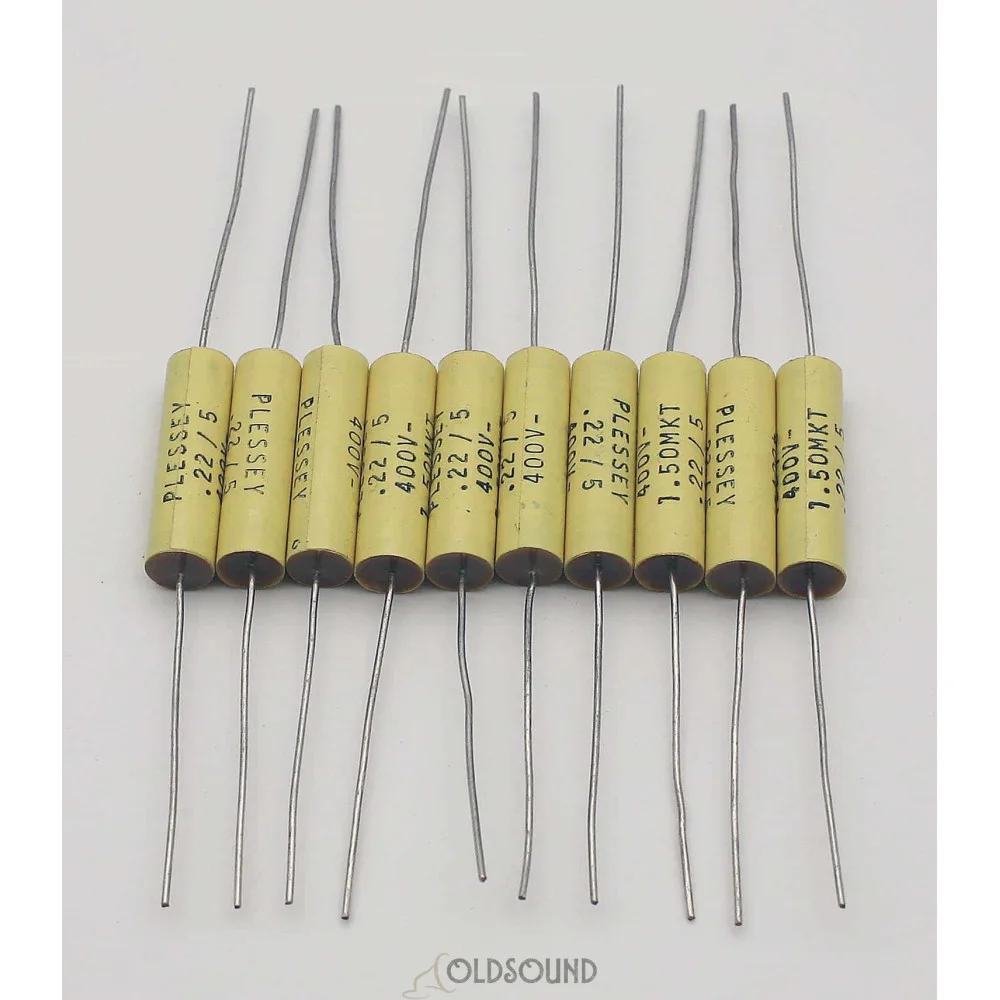 Capacitor 0 22 Μf 400 Volt Plessy Mkt Metallic Polyester Film