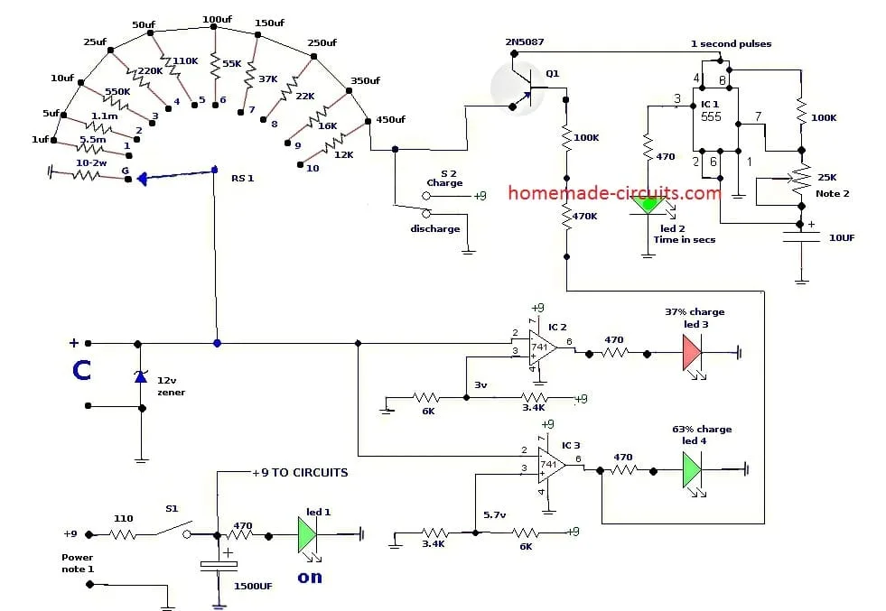 Capacitor Tester Circuit Diagram A Comprehensive Guide