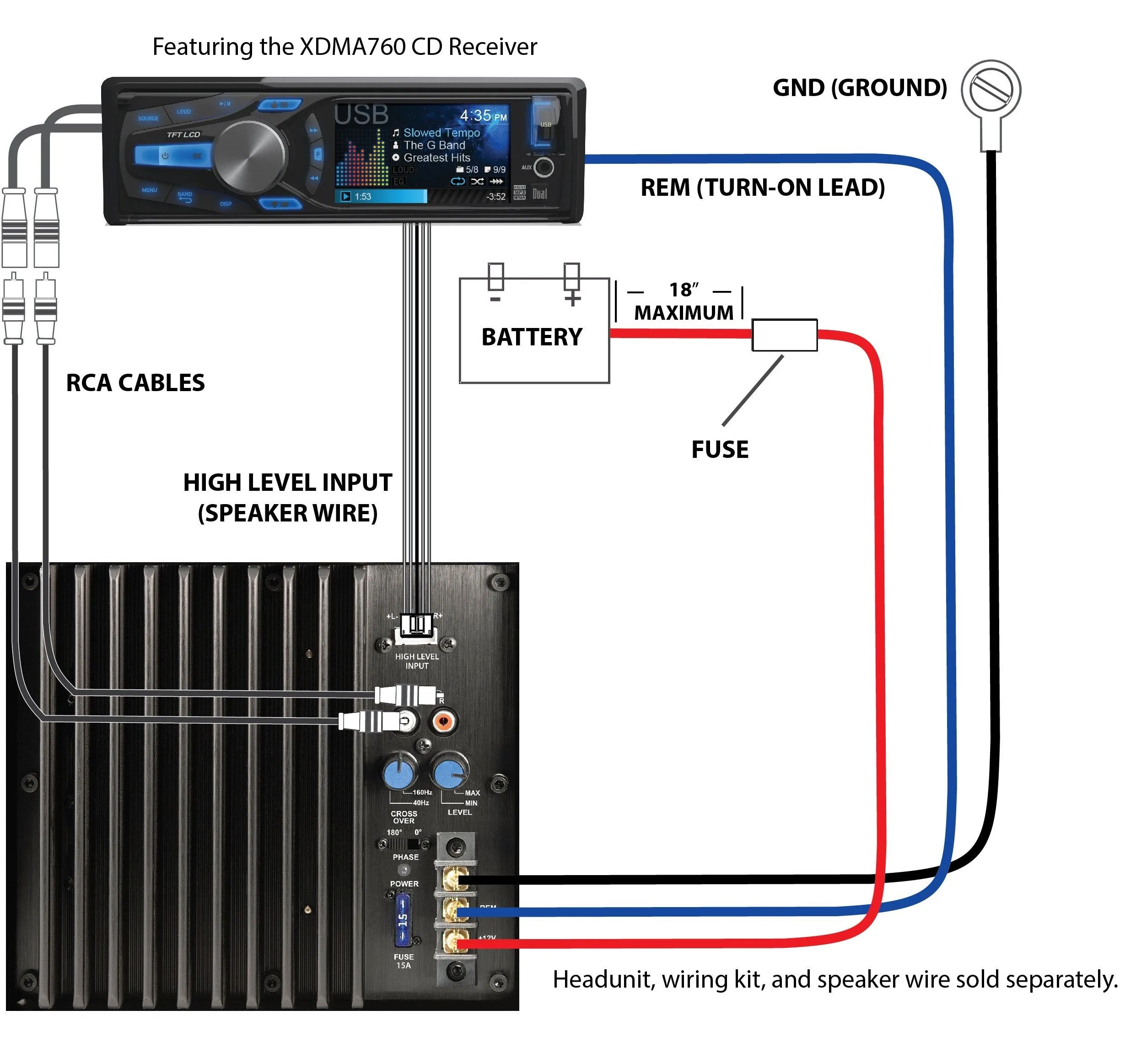 Car Audio Wiring Diagrams Subwoofer