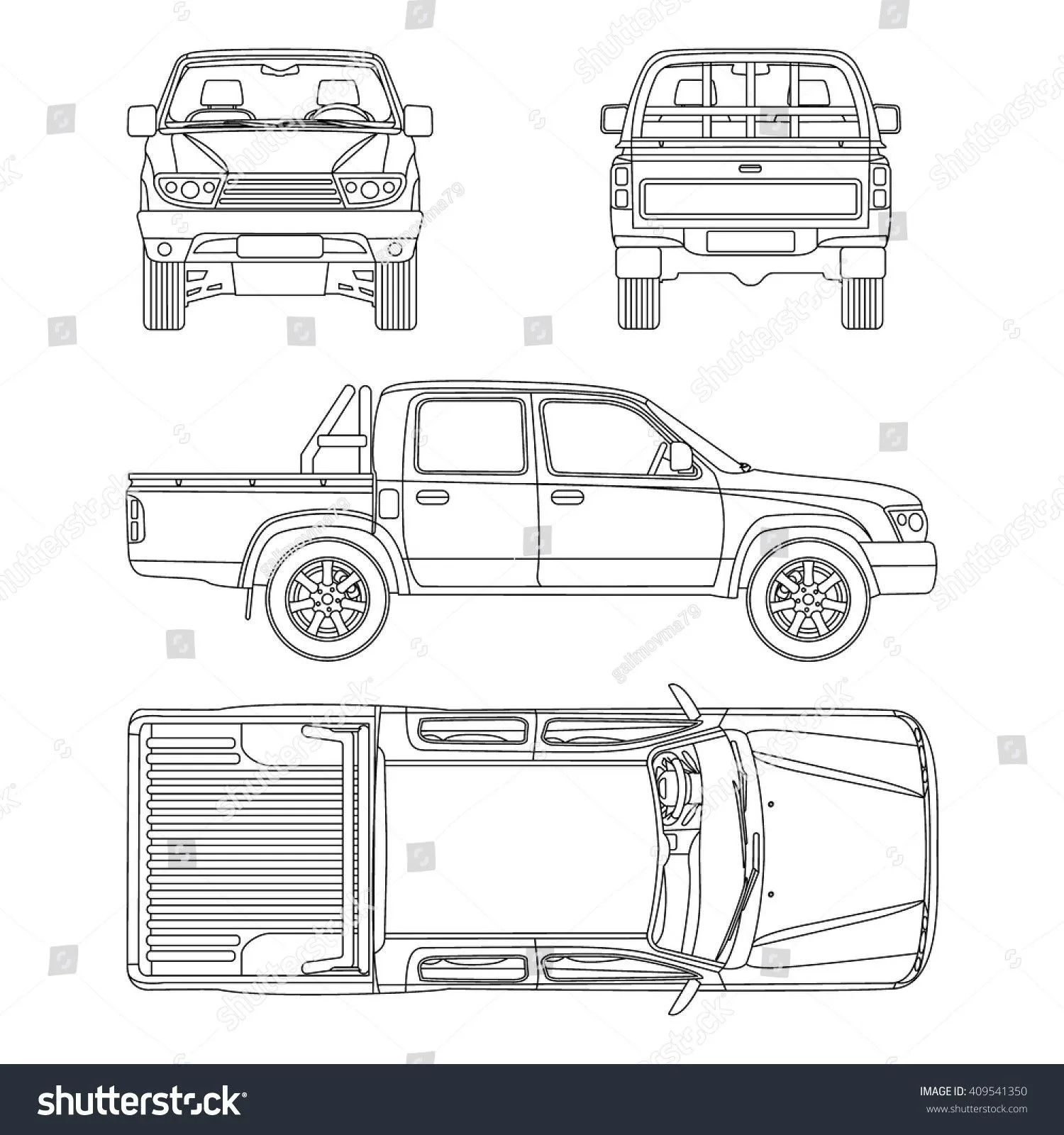 Car Damage Inspection Diagram