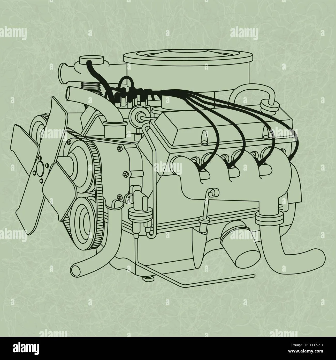 Car Engine Schematic Diagram