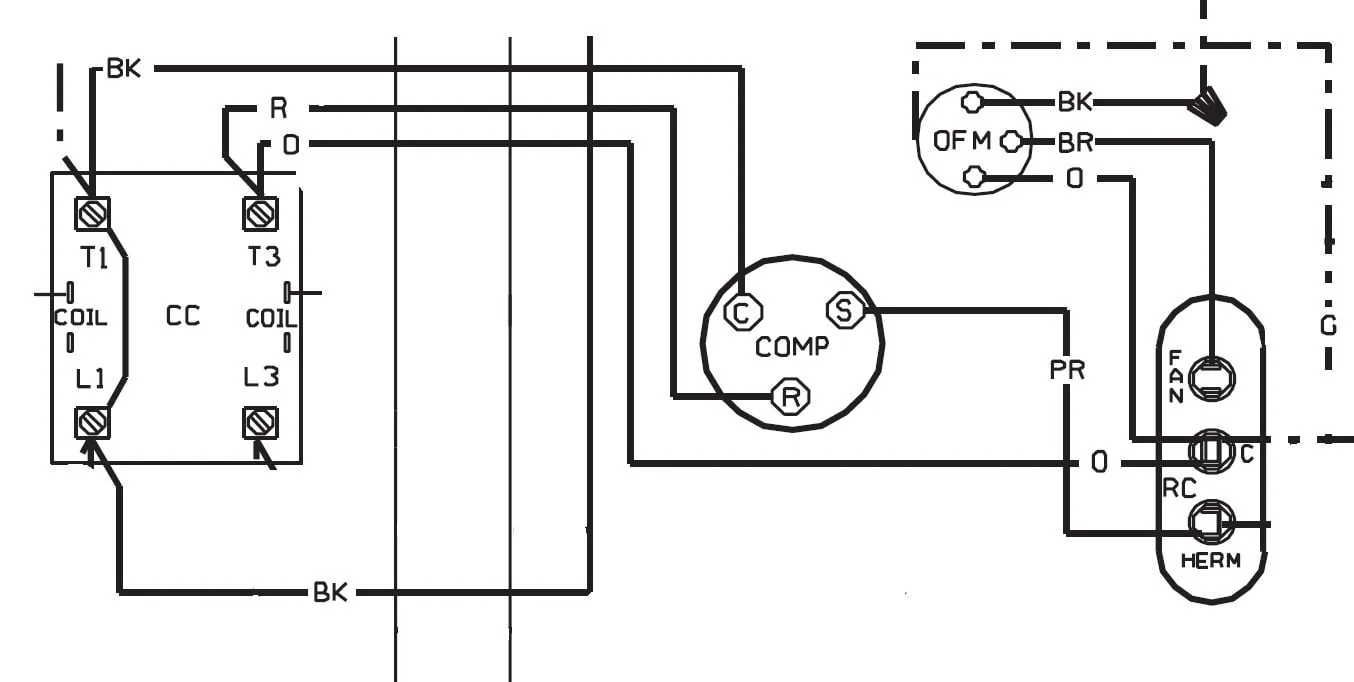 Carrier Condenser Fan Motor Wiring Diagram Carrier Condenser