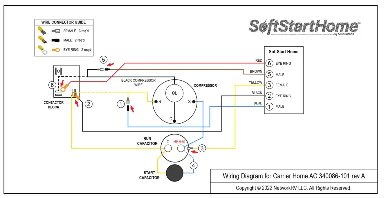 Carrier Home Ac 340086 101 Rev A Wiring Diagram Softstarthome