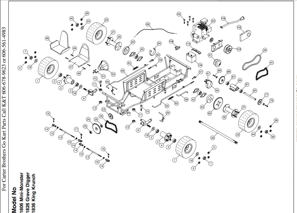 Carter Go Kart Engine Diagram Kart Go Buggy Off Road Build K