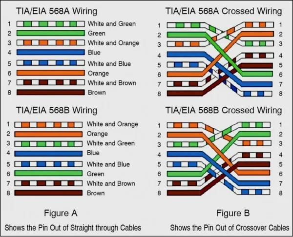 Cat5 568B Wiring Diagram