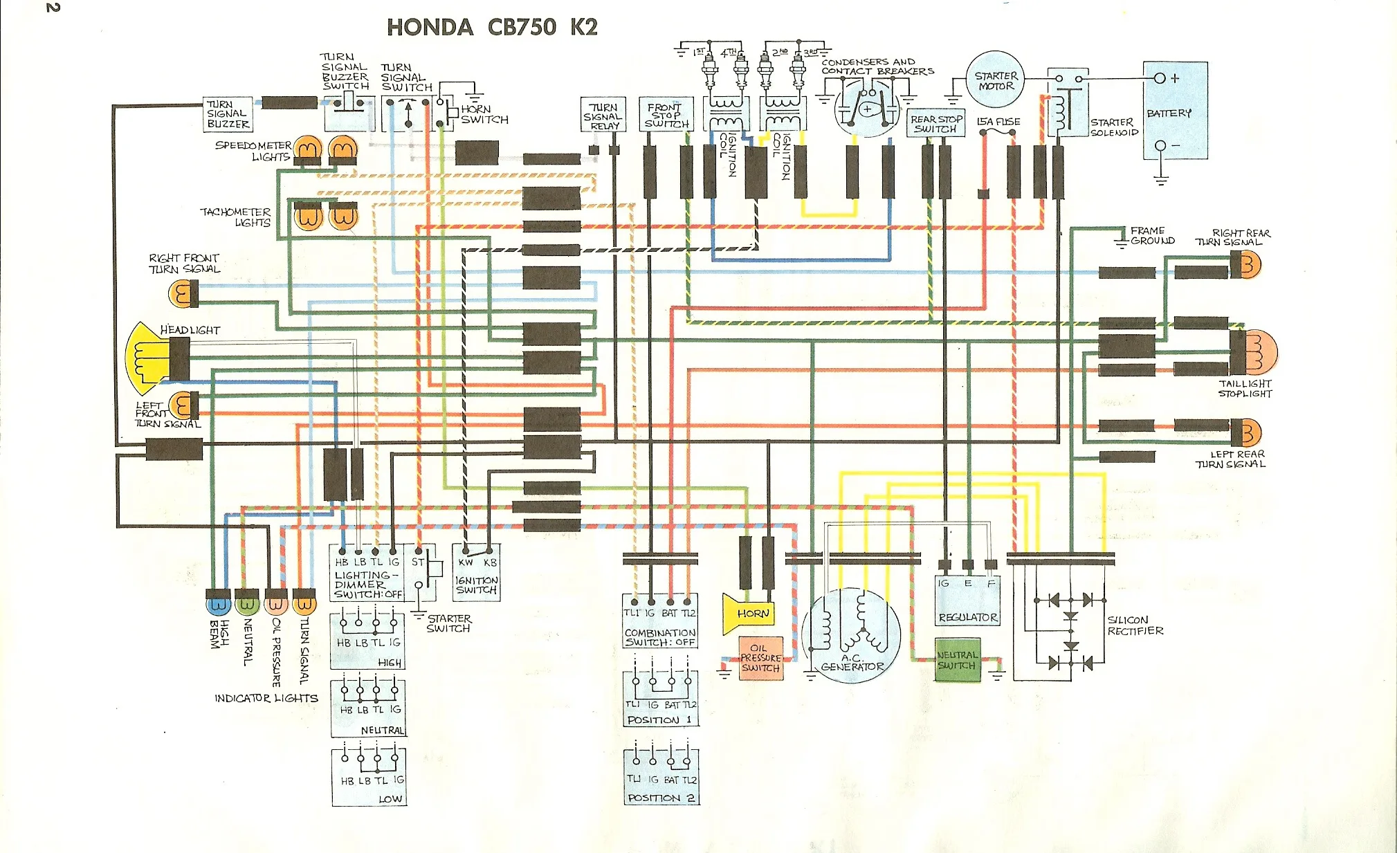 Cb750K Wiring Diagram