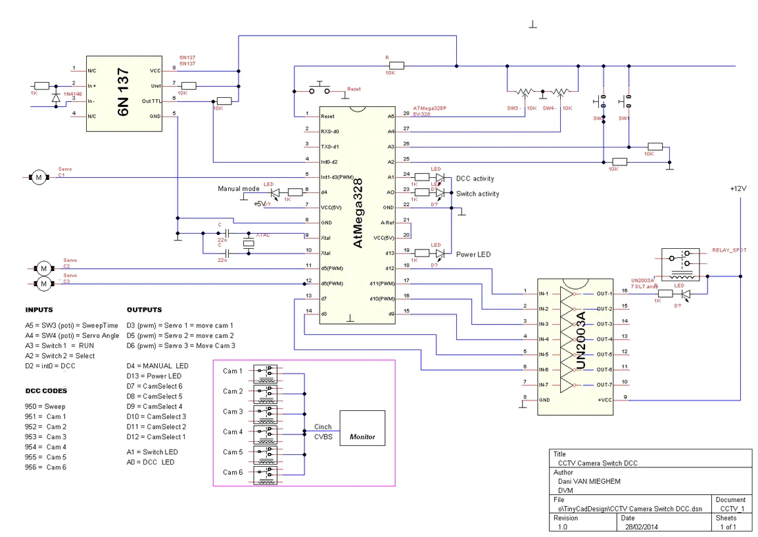 Cctv Camera Schematic Diagram