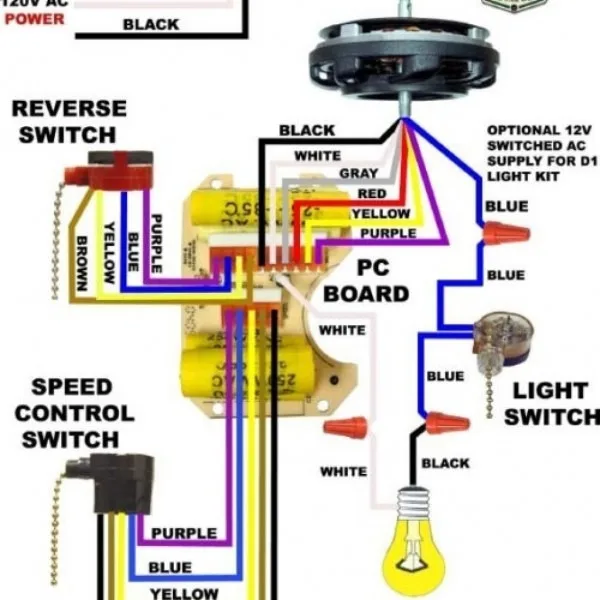 Ceiling Fan Switch Diagram