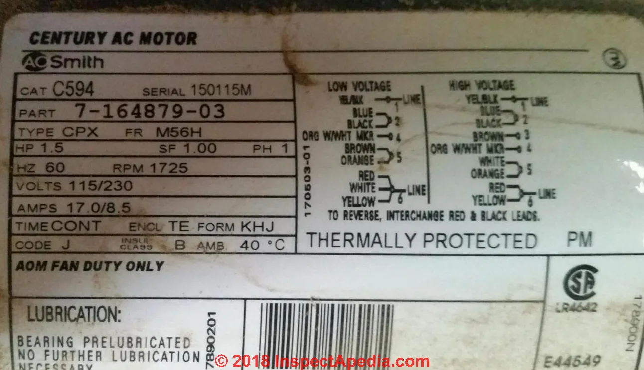 Century Single Phase Motor Wiring Diagrams
