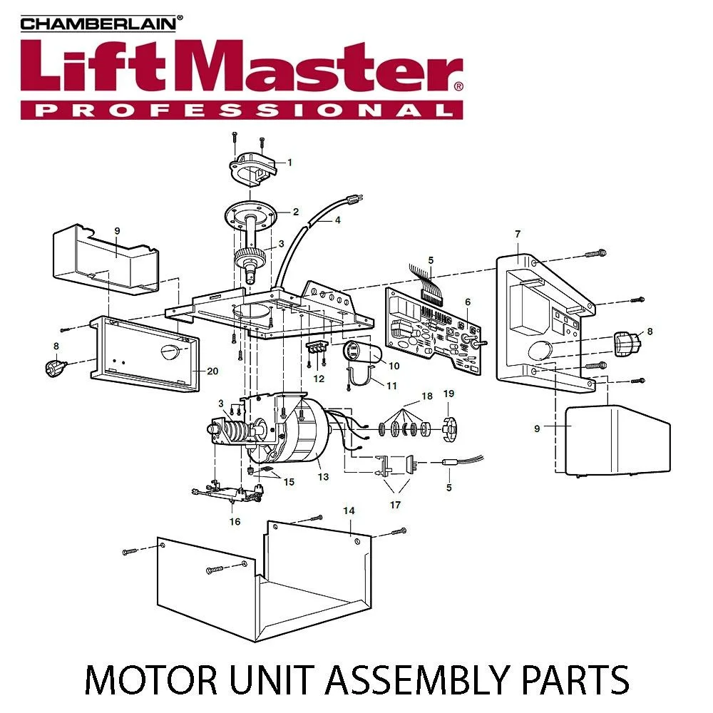 Chamberlain Liftmaster Professional Electric Diagram Garage