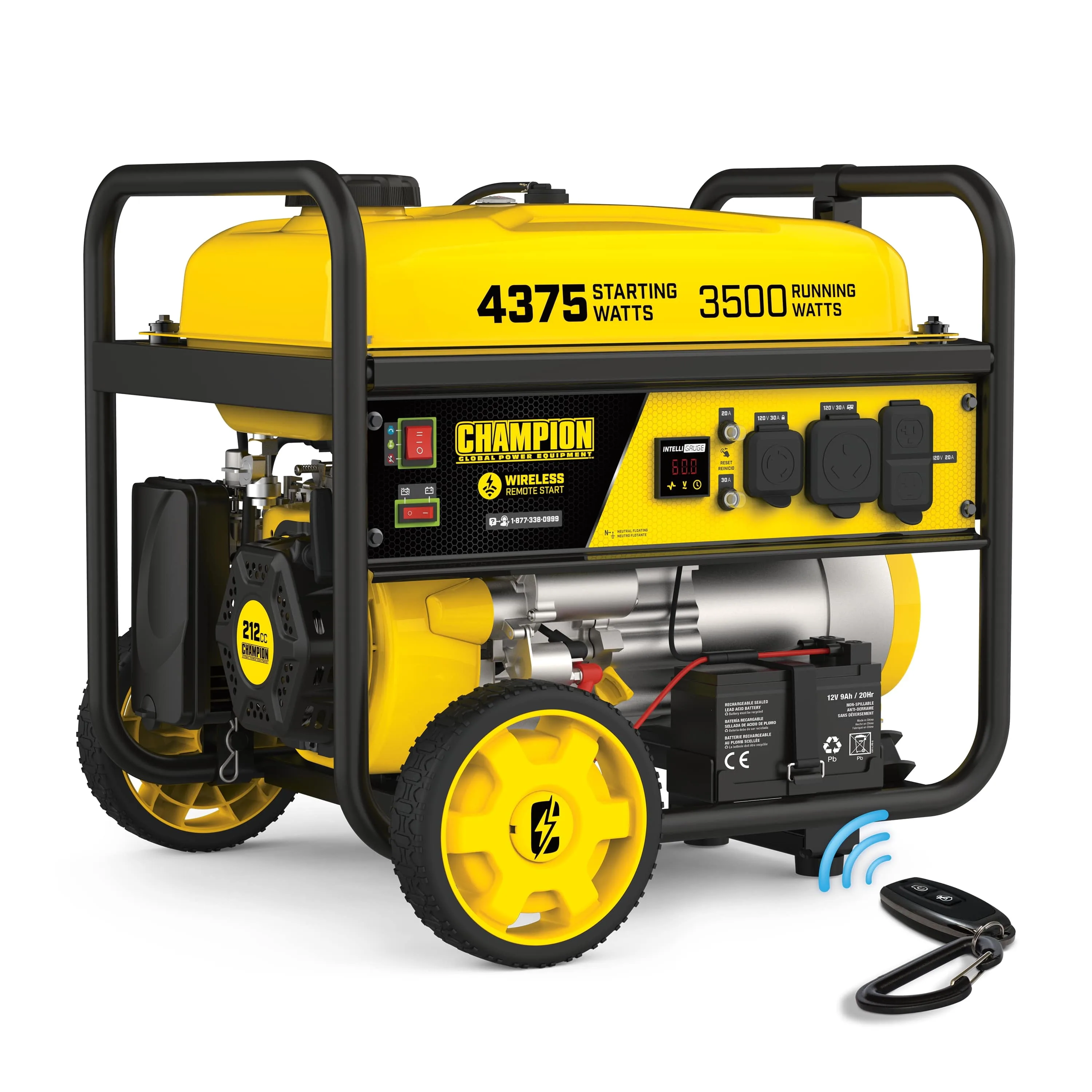 Champion Power Equipment 4375 3500 Watts Rv Ready Portable Generator Remote Start Carb