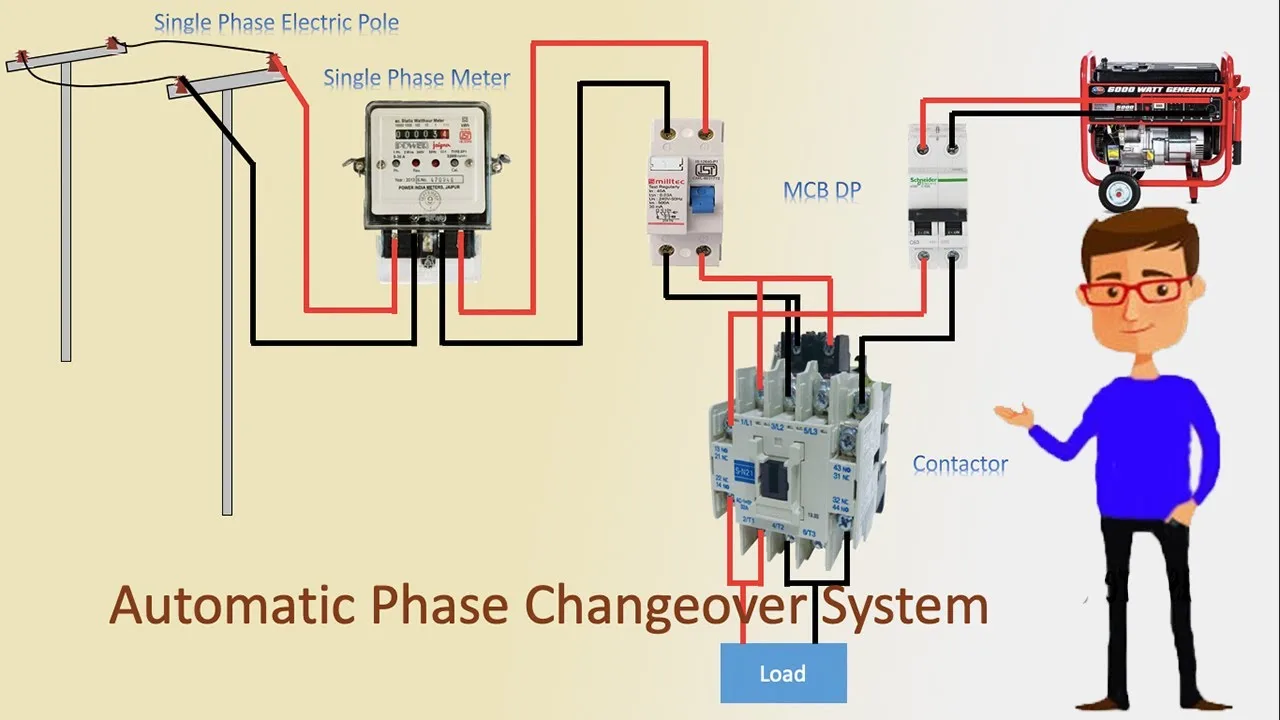 Changeover Switch Wiring Diagram