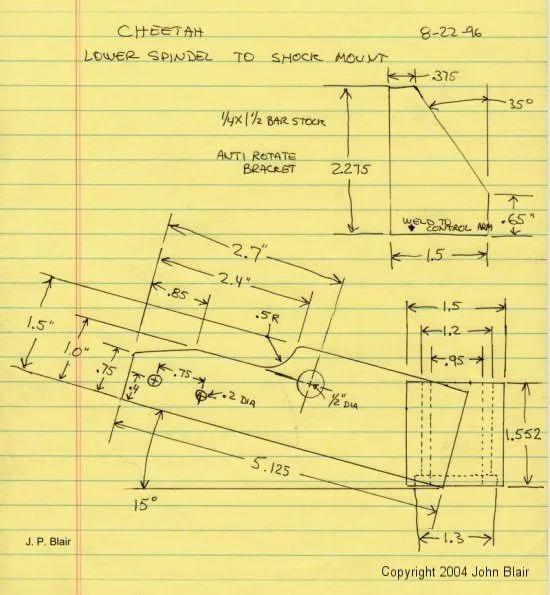 Cheetah Frame Diagram Concept Cars Chevy Corvette Cheetah