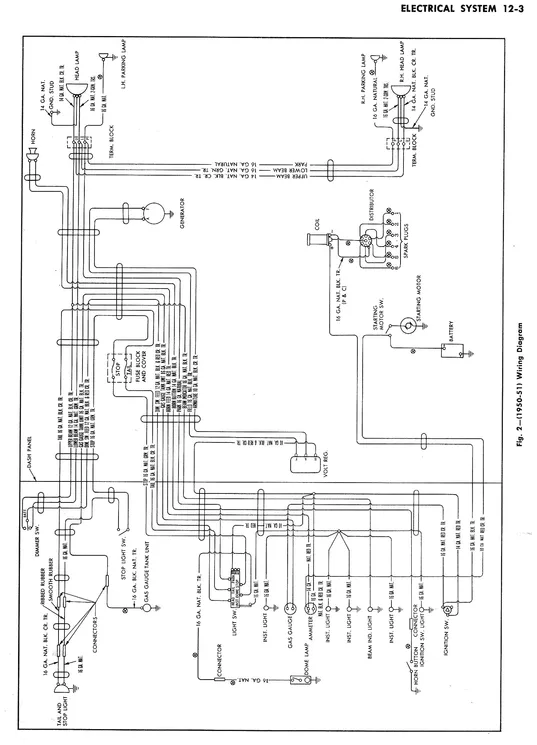 Chevrolet Chevy 1950 Truck Wiring Electrical Diagram Manual Tradebit