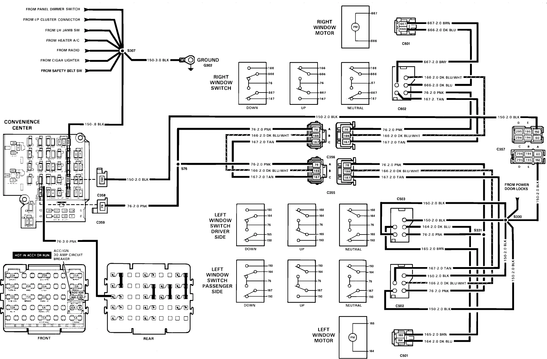 Chevy Power Window Wiring Diagrams Q A For C1500 Silverado Gm Trucks