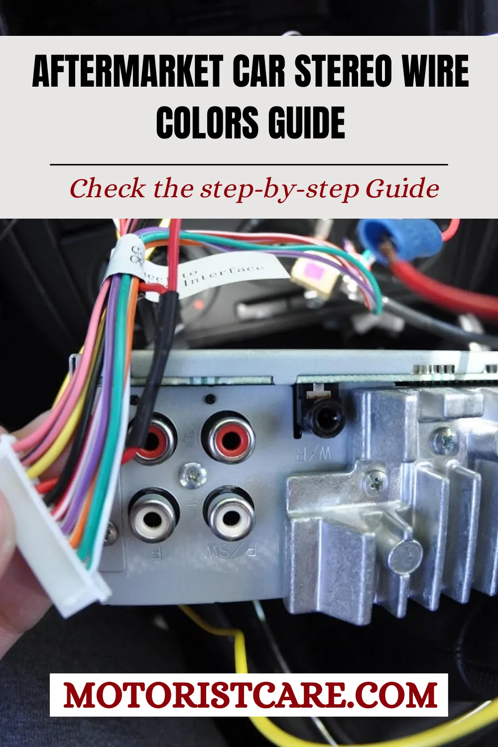 Chevy Radio Wire Colors