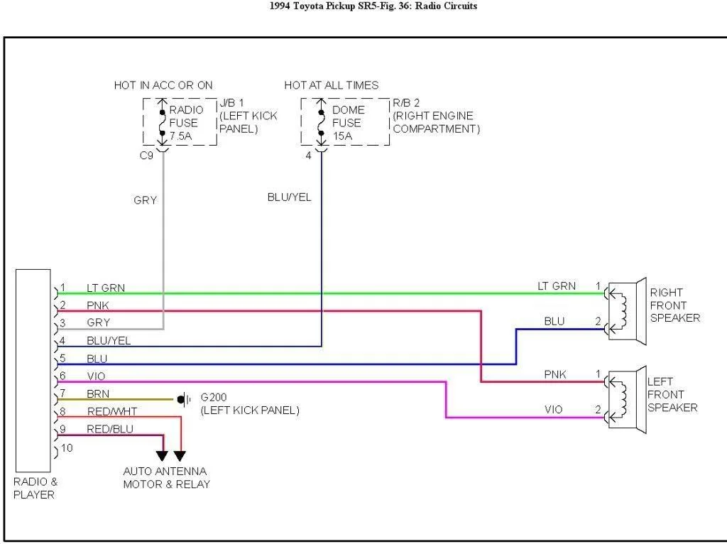 Chevy Radio Wiring Diagram