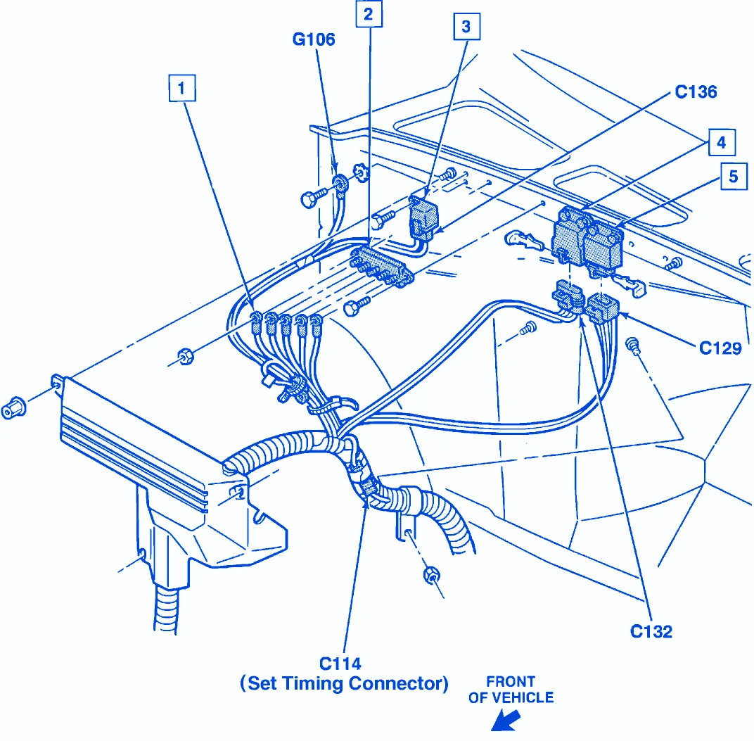 Chevy Silverado 5 7L 1995 Electrical Circuit Wiring Diagram Carfusebox