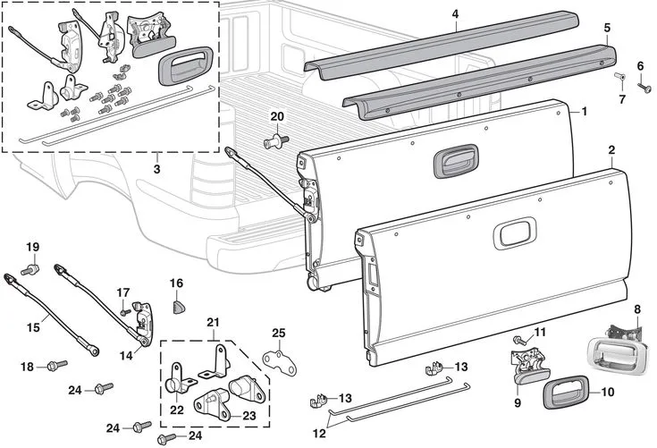 Chevy Silverado Body Parts Diagram