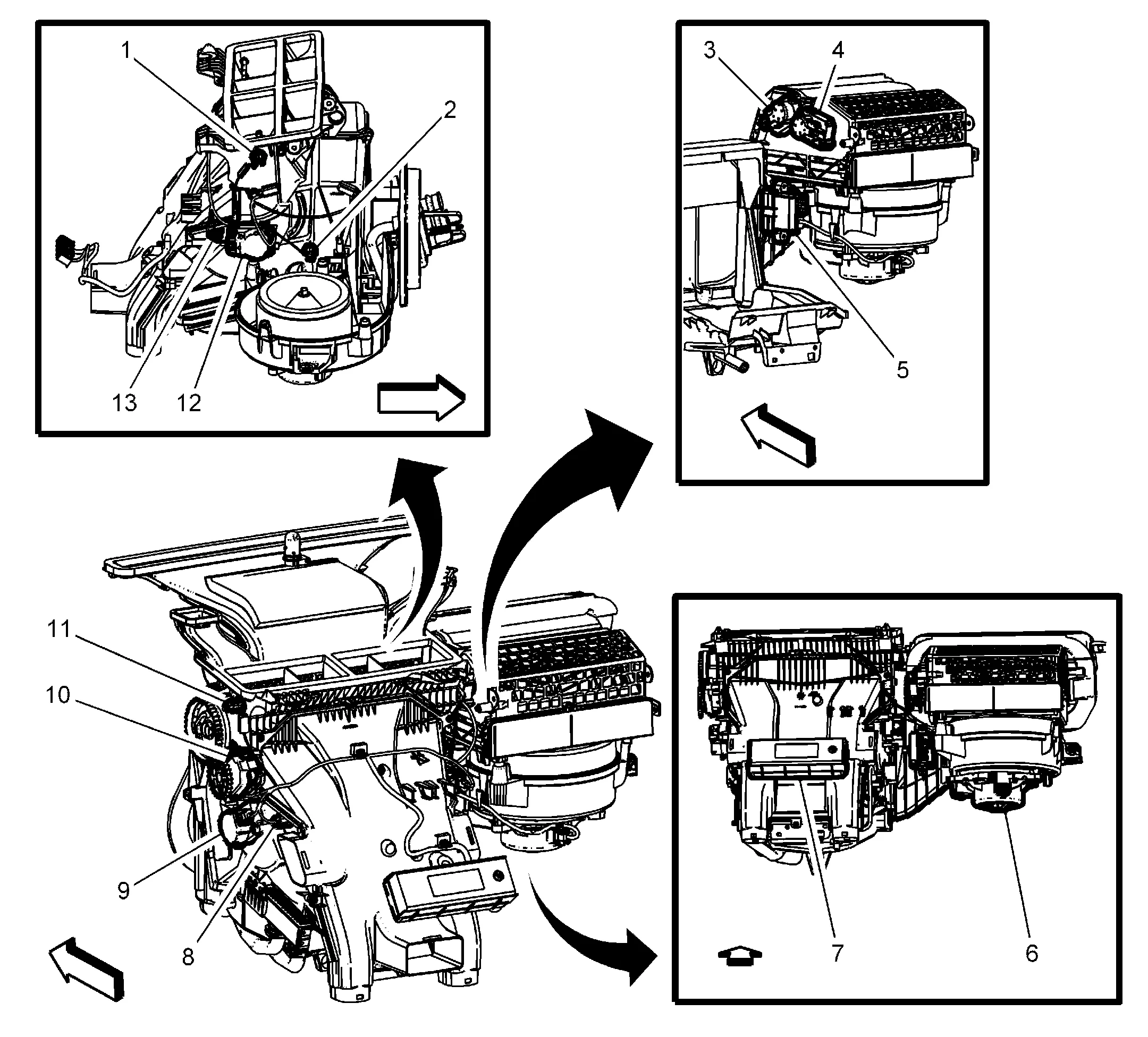 Chevy Silverado Diagram Where Is The Blend Door Actuator Loc