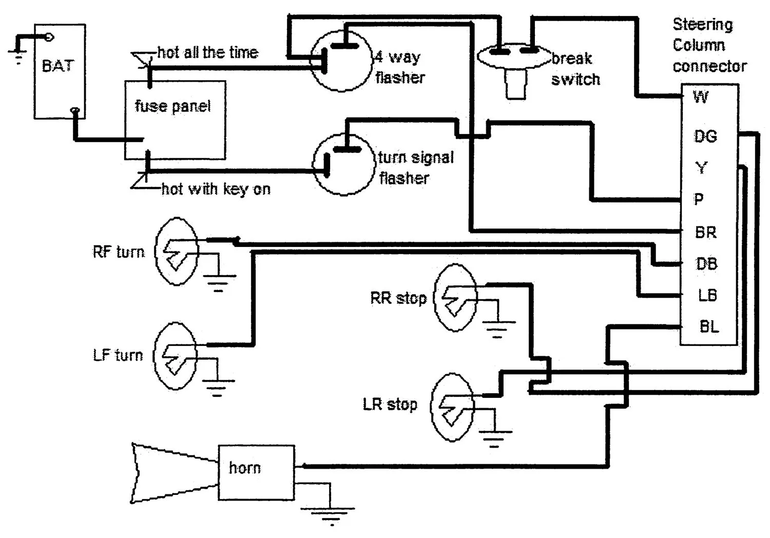 Chevy Steering Column Wire Diagram