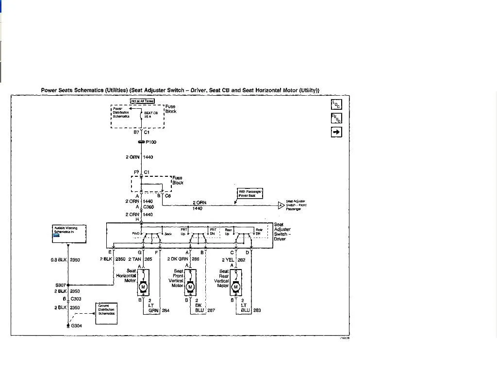 Chevy Tahoe Power Seat Wiring Diagram Wiring Diagram