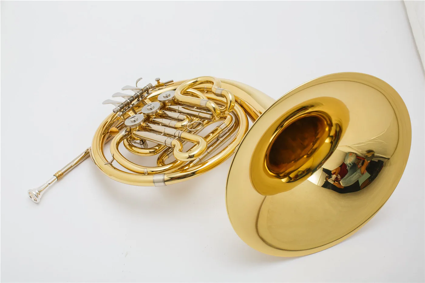 China French Horn Beginner 3 Key Single French Horn Manufacturer China For Student Gold Lacquer