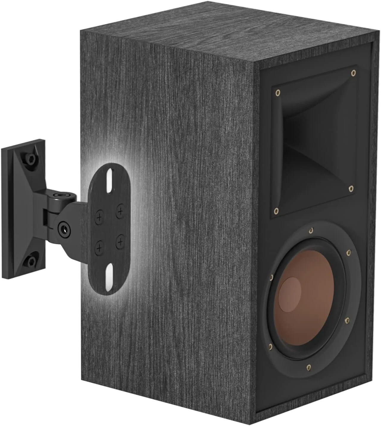 Chunxiao Tilt Swivel Adjustable Speaker Wall Mount For Klipsch Rp 502S Speaker Mount Holds Up