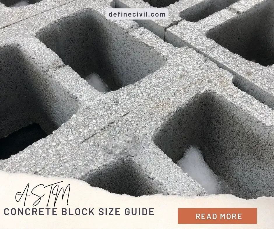 Cinder Blocks Dimension Size Guide Based On Astm Standard Definecivil