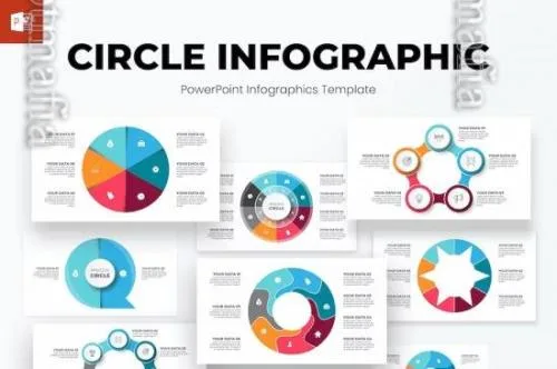 Circle Infographics Powerpoint Template Diagrams Download Full Nulled Scripts