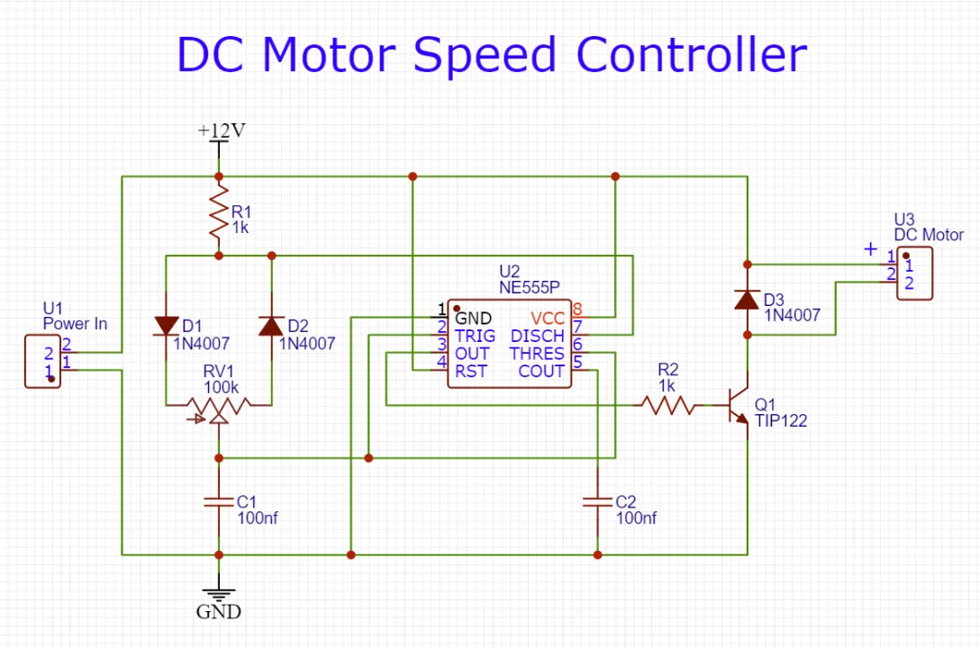 Circuit Diagram Dc Motor Introduction To Dc Motor