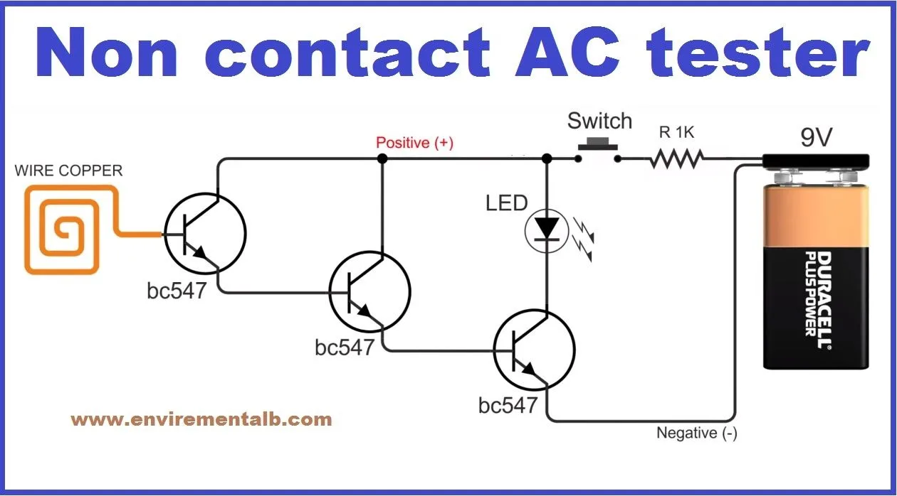 Circuit Diagram Tester Continuity Tester Circuit Diagram Using Transistors