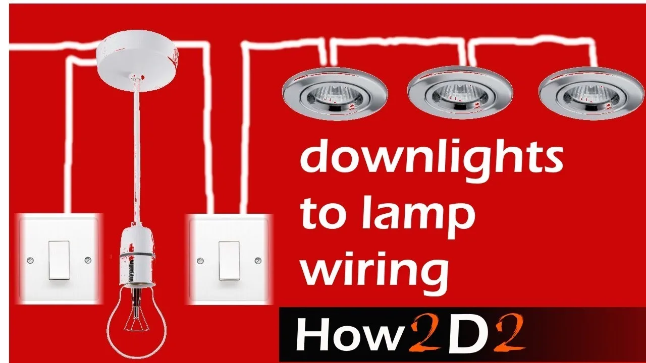 Circuit Wiring Downlights Diagram 240V