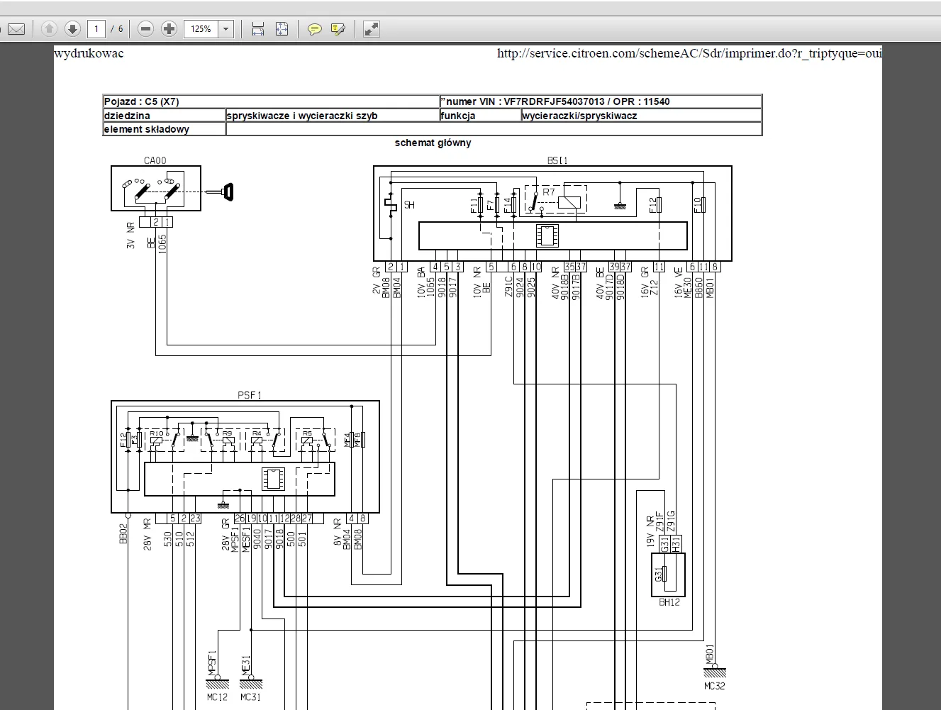 Citoen C5 X7 2008 Wiring Diagram Vin Vf7Rdrfjf54037013 Auto Repair Manual Forum Heavy
